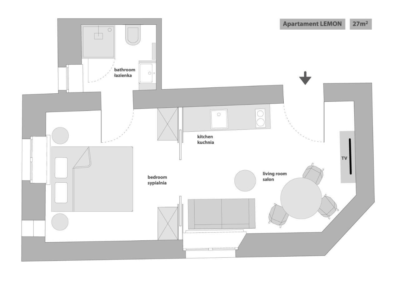 Sanhaus Apartments - Chopina 13 - Apartamenty W Centrum, 5 Minut Od Plazy I Deptaka Sopot Quarto foto